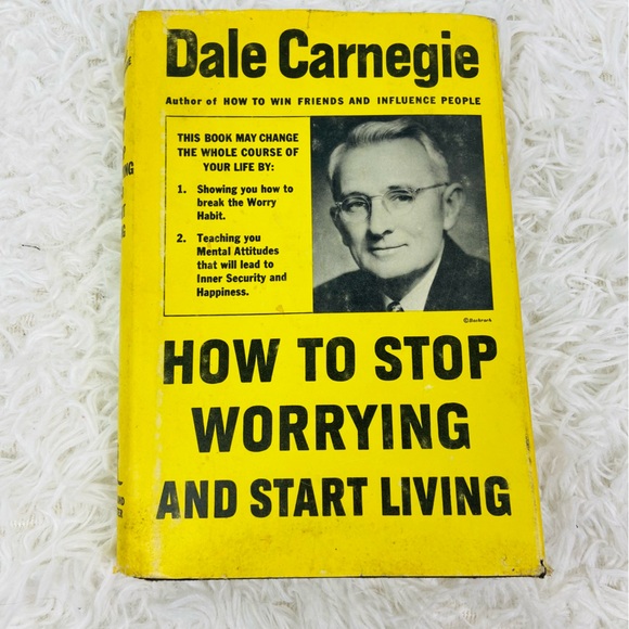 DALE CARNEGIE how to stop worrying and start living book - Picture 1 of 8